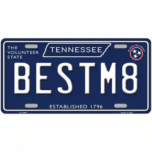 Best M8 Tennessee Blue Metal Sign
