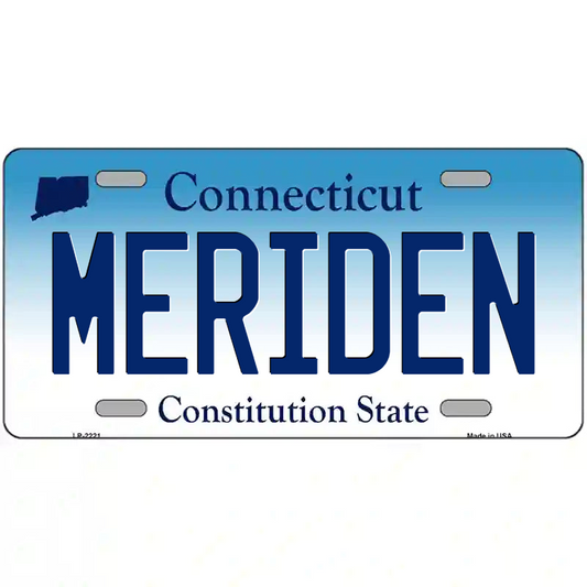 Meriden Connecticut Metal Sign