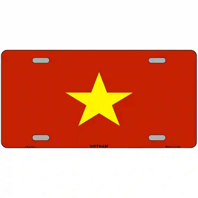 Vietnam Flag Metal Sign