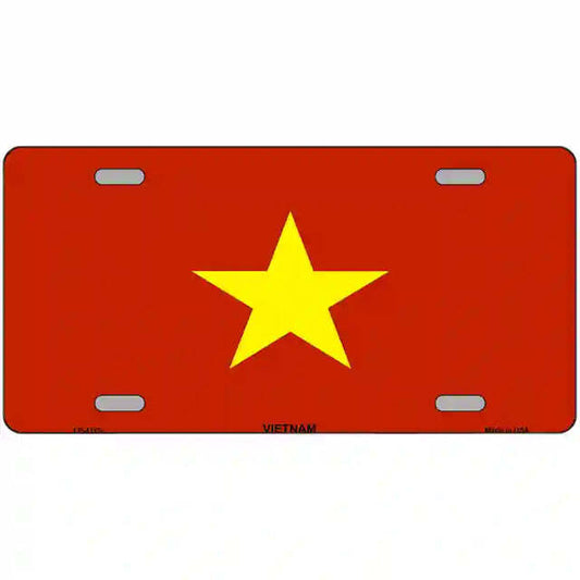 Vietnam Flag Metal Sign
