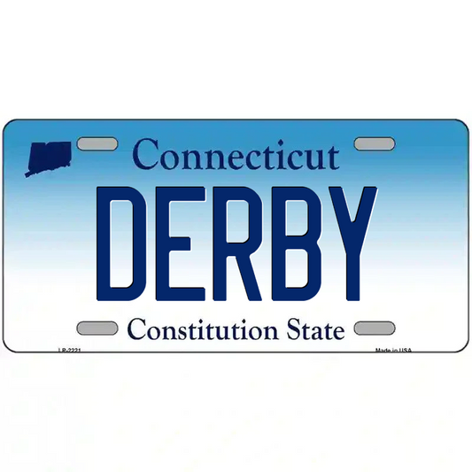 Derby Connecticut Metal Sign