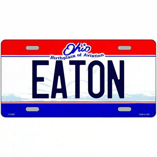 Eaton Ohio Metal Sign