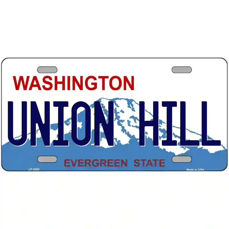 Union Hill Washington Metal Sign