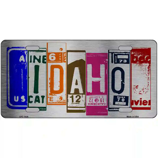 Idaho License Plate Art Metal Sign