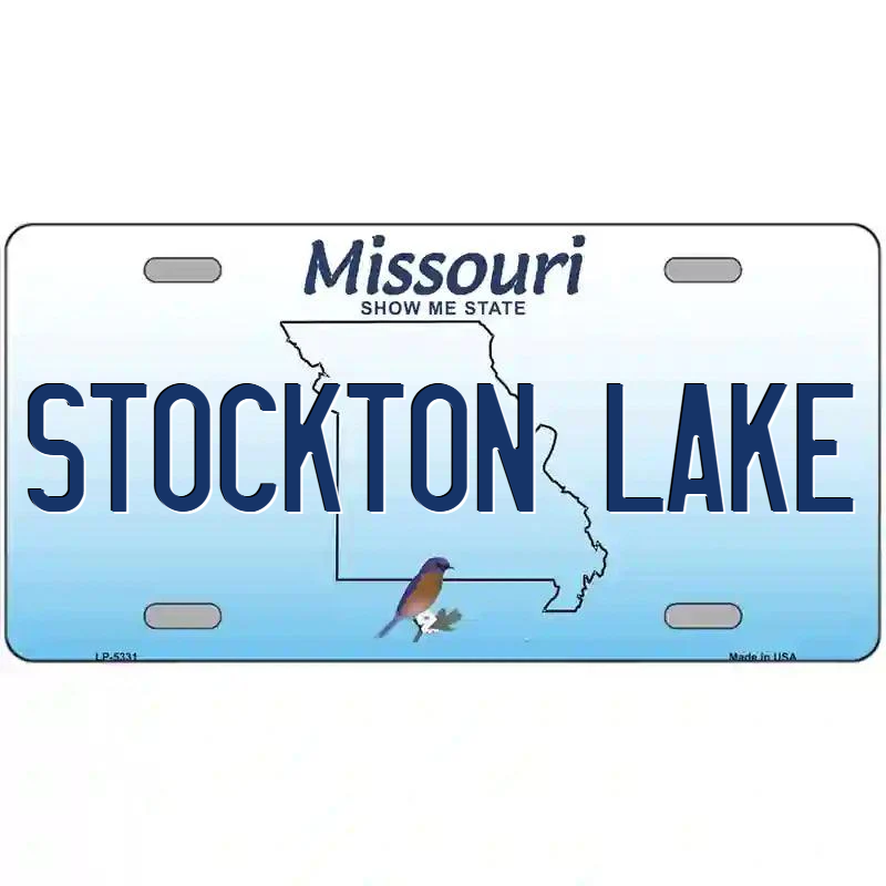 Stockton Lake Missouri Metal Sign