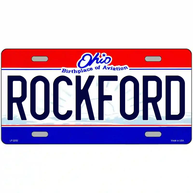 Rockford Ohio Metal Sign