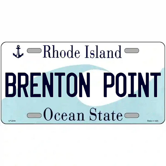 Brenton Point Rhode Island Metal Sign