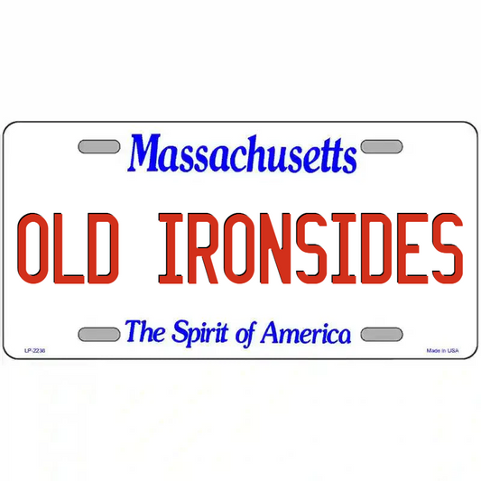 Old Ironsides Massachusetts Metal Sign