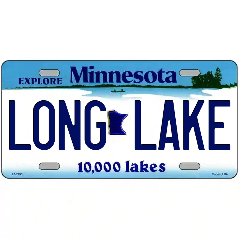 Long Lake Minnesota Metal Sign