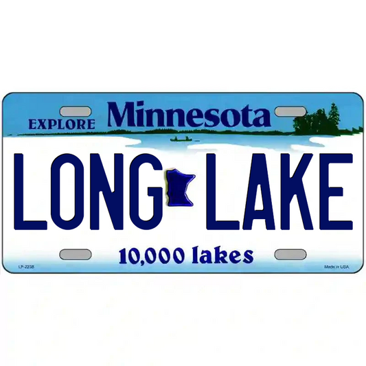 Long Lake Minnesota Metal Sign