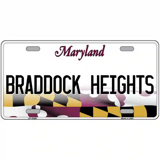 Braddock Heights Maryland Metal Sign