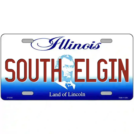 South Elgin Illinois Metal Sign
