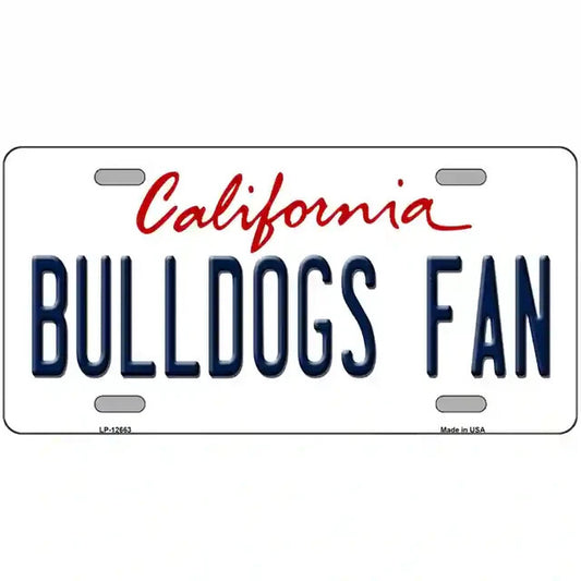Bulldogs California Metal Sign