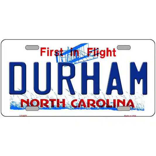 Durham North Carolina Metal Sign