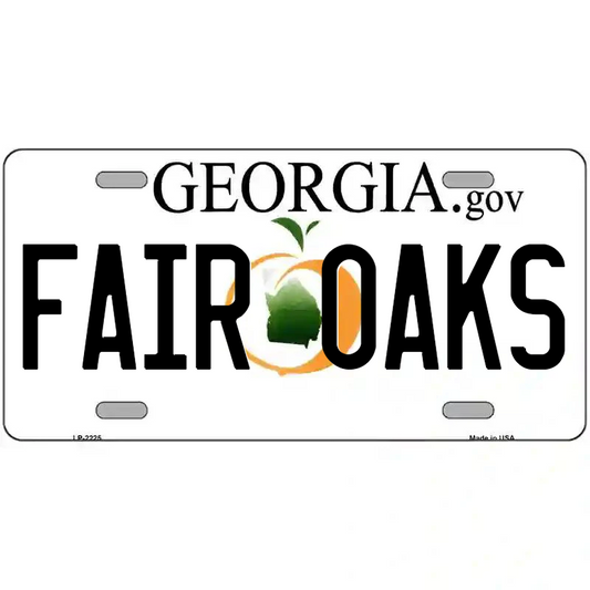 Fair Oaks Georgia Metal Sign