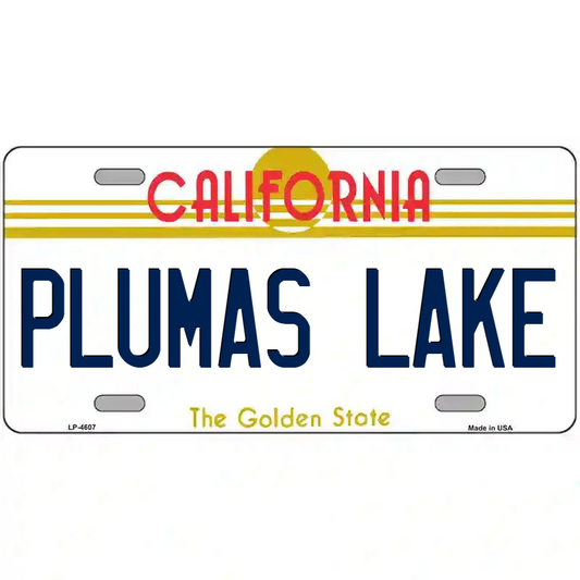 Plumas Lake California Metal Sign