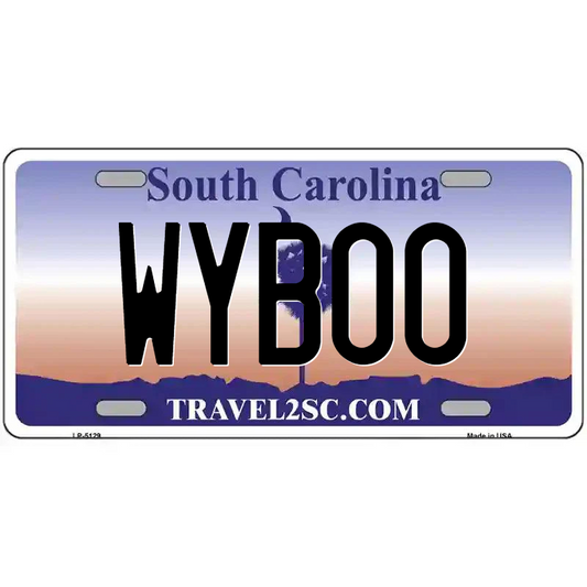 Wyboo South Carolina Metal Sign