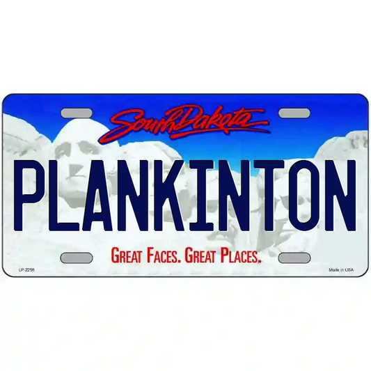 Plankinton South Dakota Metal Sign