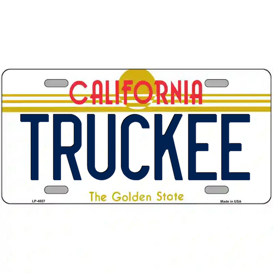 Truckee California Metal Sign