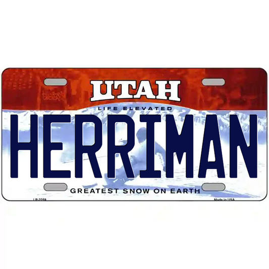Herriman Utah Metal Sign