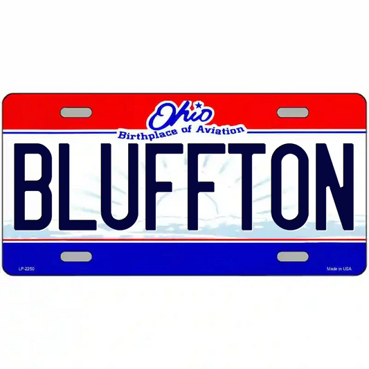 Bluffton Ohio Metal Sign