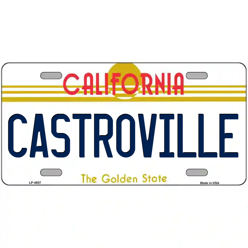 Castroville California Metal Sign