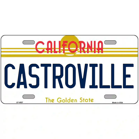Castroville California Metal Sign