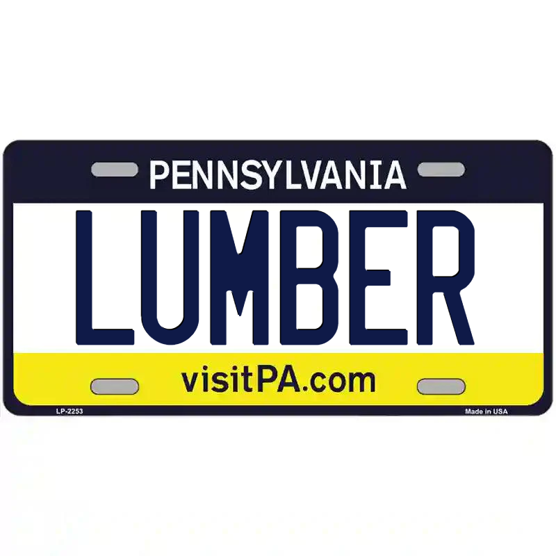 Lumber Pennsylvania Metal Sign