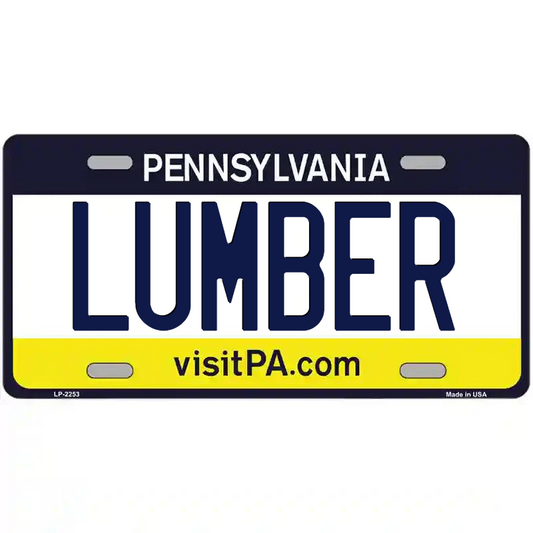 Lumber Pennsylvania Metal Sign