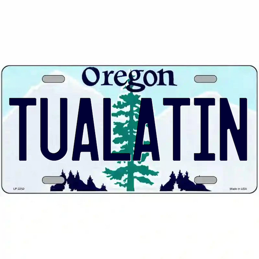 Tualatin Oregon Metal Sign