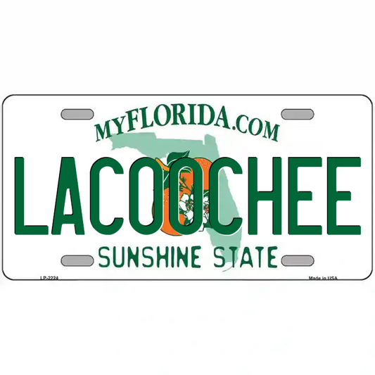 Lacoochee Florida Metal Sign