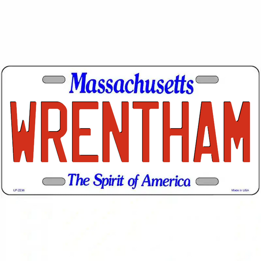 Wrentham Massachusetts Metal Sign