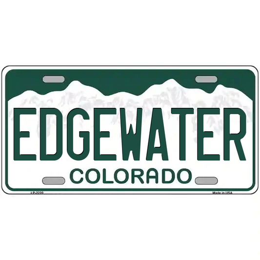 Edgewater Colorado Metal Sign