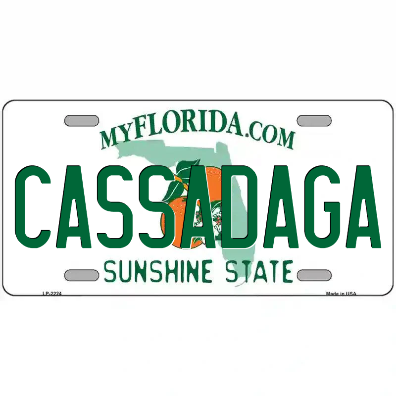 Cassadaga Florida Metal Sign