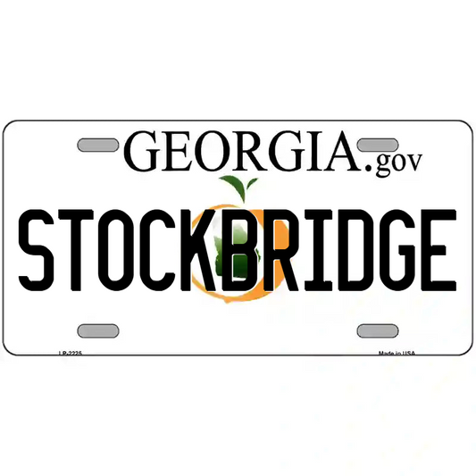 Stockbridge Georgia Metal Sign