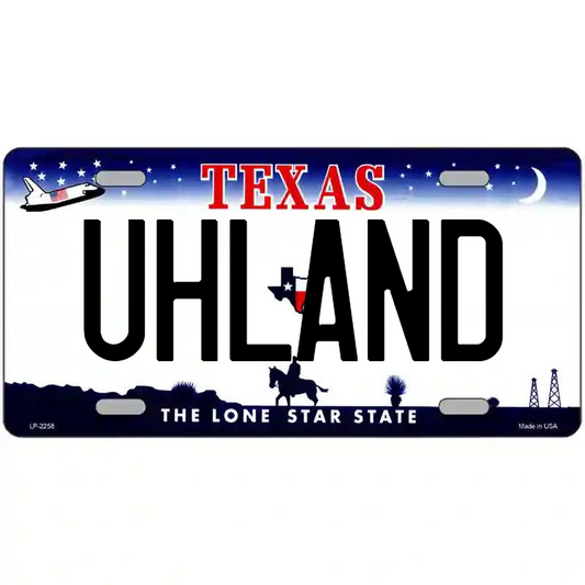 Uhland Texas Metal Sign