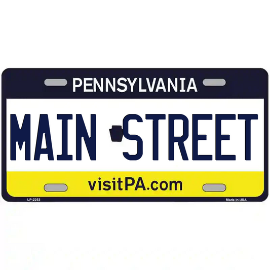 Main Street Pennsylvania Metal Sign