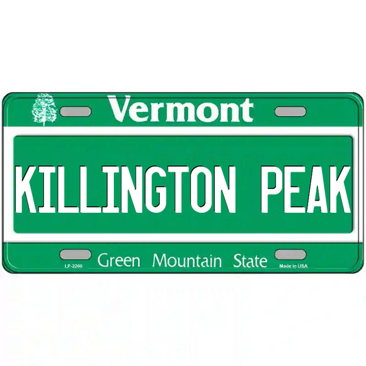 Killington Peak Vermont Metal Sign
