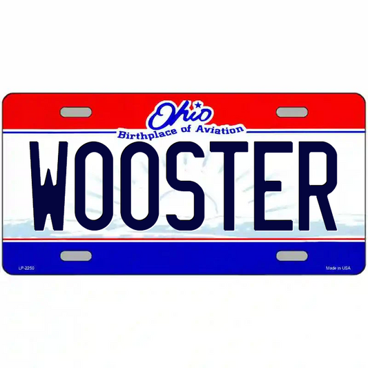 Wooster Ohio Metal Sign