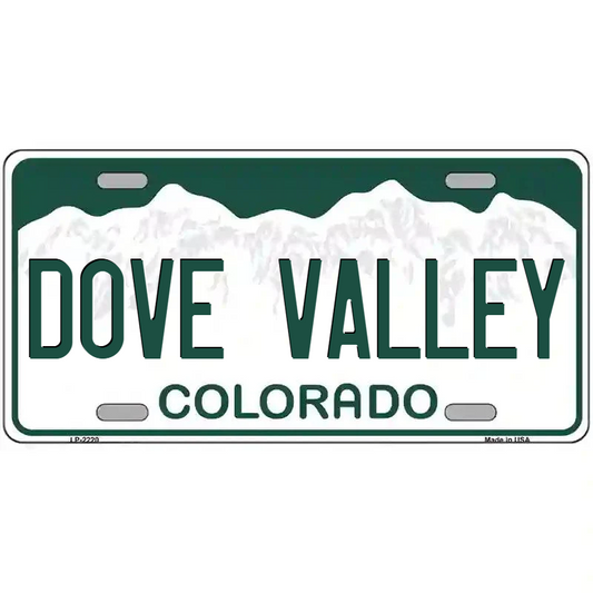 Dove Valley Colorado Metal Sign