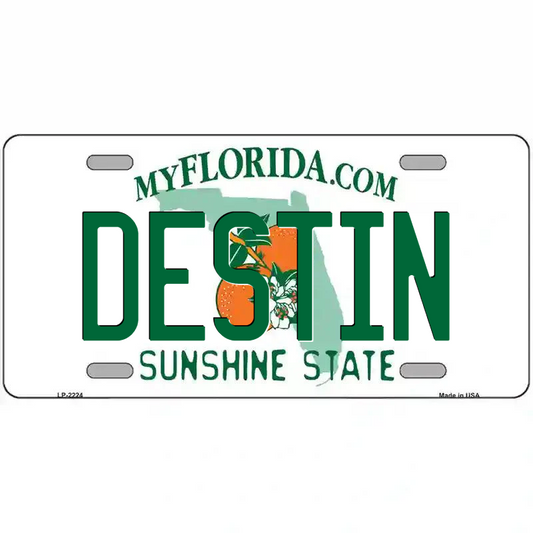 Destin Florida Metal Sign