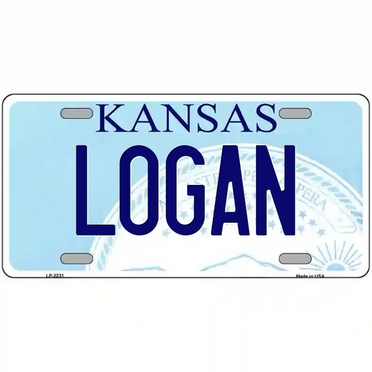 Logan Kansas Metal Sign