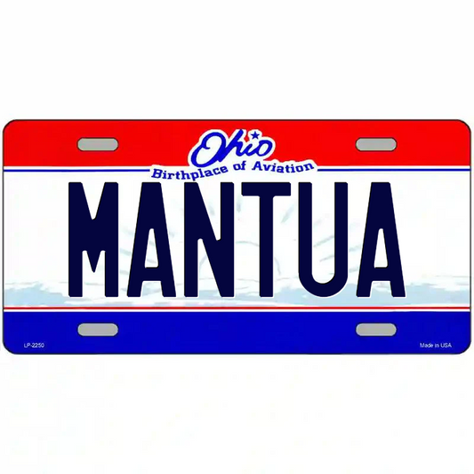 Mantua Ohio Metal Sign