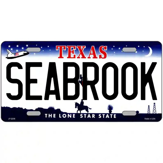 Seabrook Texas Metal Sign