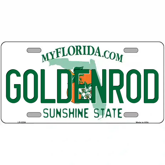 Goldenrod Florida Metal Sign