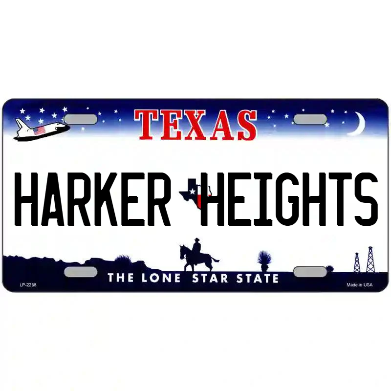 Harker Heights Texas Metal Sign
