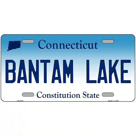 Bantam Lake Connecticut Metal Sign