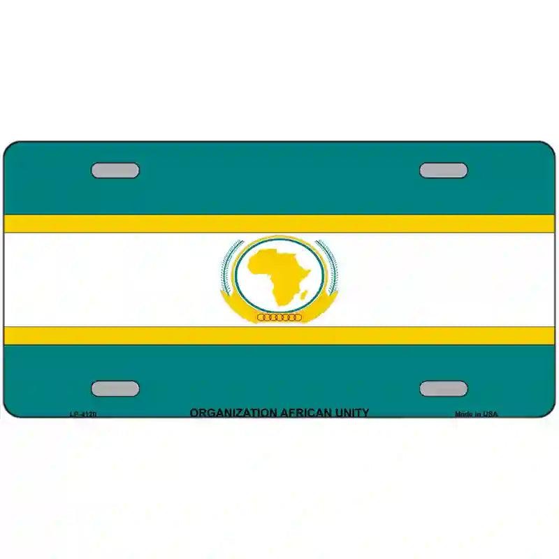 Organization African Unity Flag Metal sign