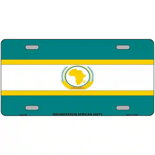 Organization African Unity Flag Metal sign