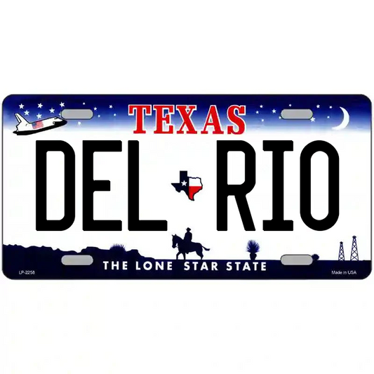 Del Rio Texas Metal Sign